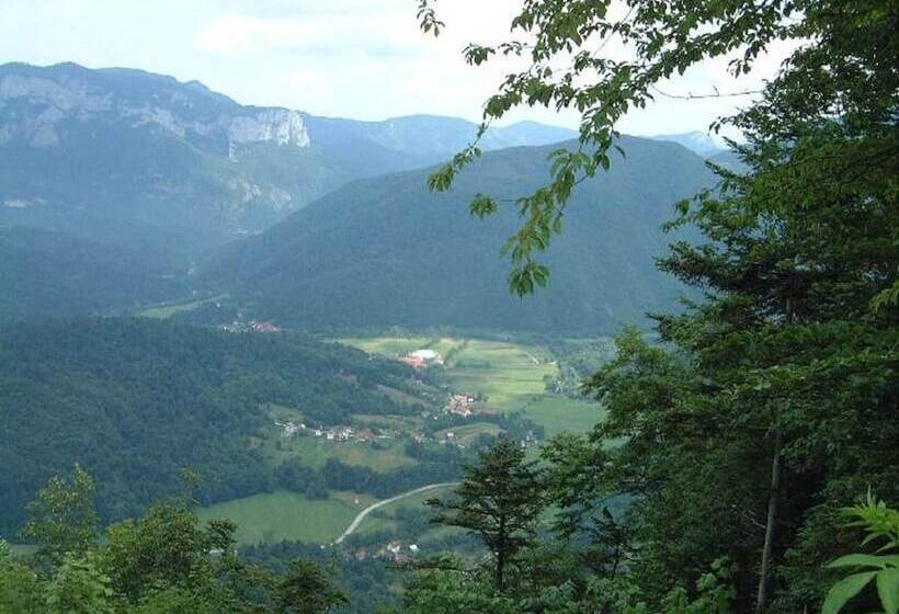 Traditional Wooden House By The River