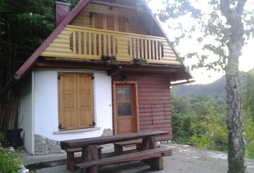 Traditional Wooden House By The River