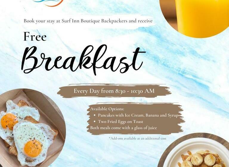 Общежитие Surf Inn Boutique Backpackers   Free Breakfast