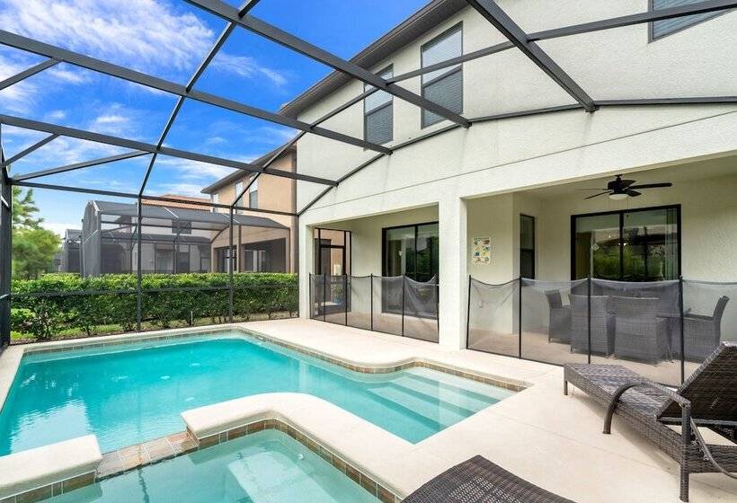 6bed 5ba Villa Game Room Pool Spa