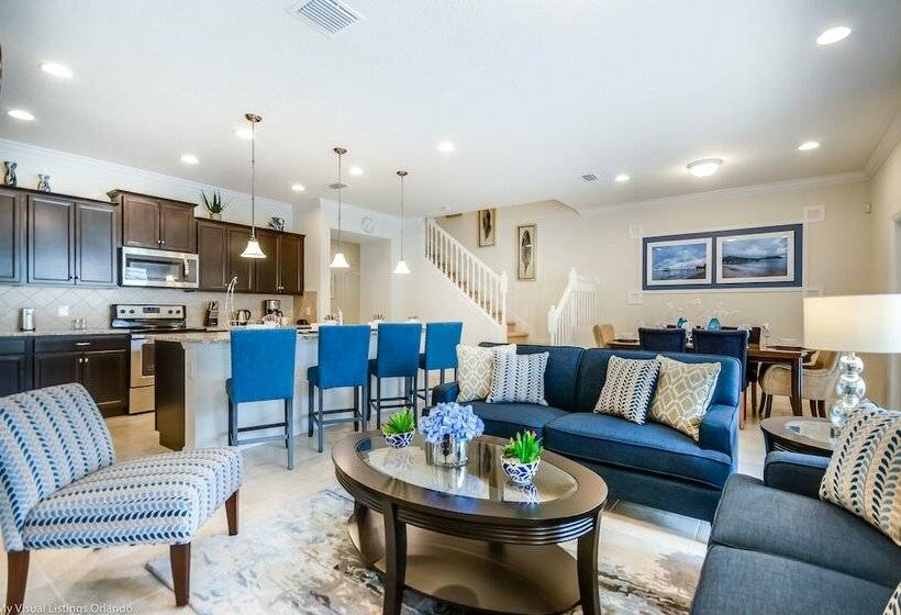 Private Pool Home W/themed Rooms+ Free Water Park!