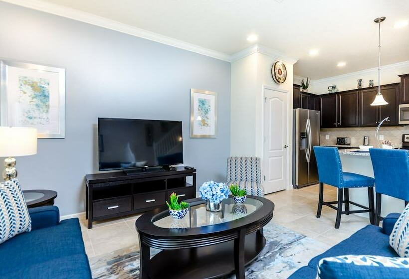 Private Pool Home W/themed Rooms+ Free Water Park!