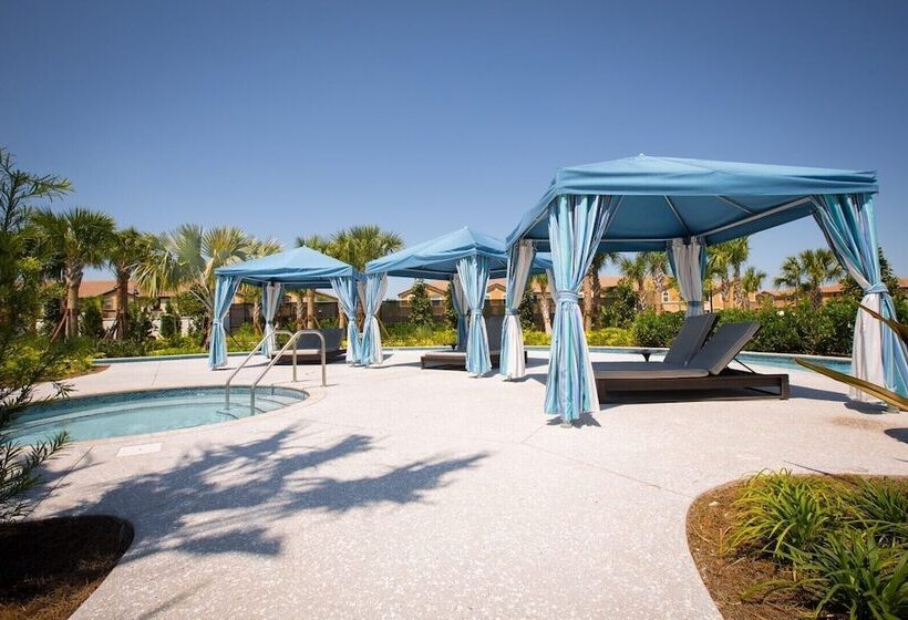 Private Pool Home W/themed Rooms+ Free Water Park!