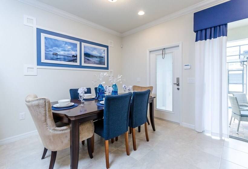 Private Pool Home W/themed Rooms+ Free Water Park!