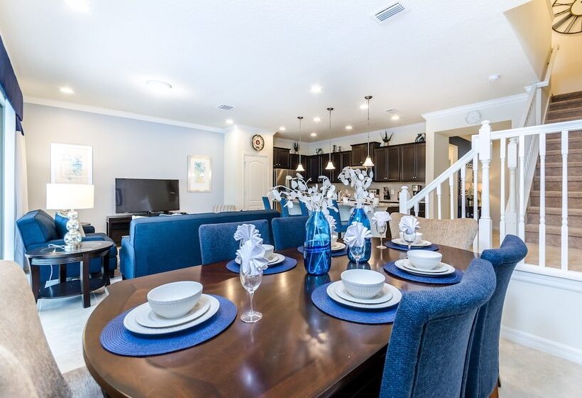 Private Pool Home W/themed Rooms+ Free Water Park!