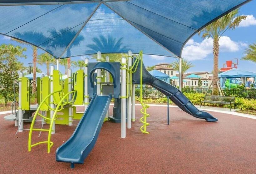 Private Pool Home W/themed Rooms+ Free Water Park!