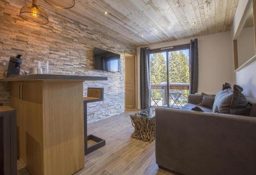 منتجع Residence Le Domaine Du Jardin Alpin   Courchevel 1850