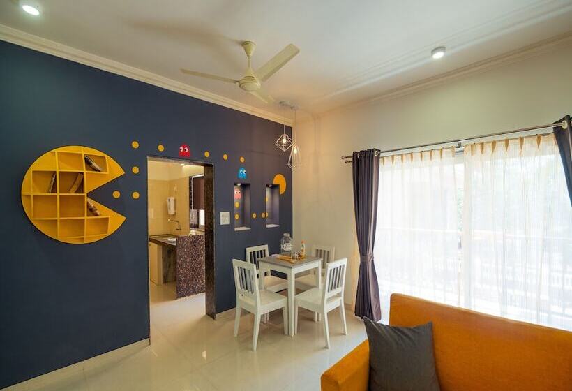 펜션 Nostalgic 2bhk Abode In Siolim, Goa