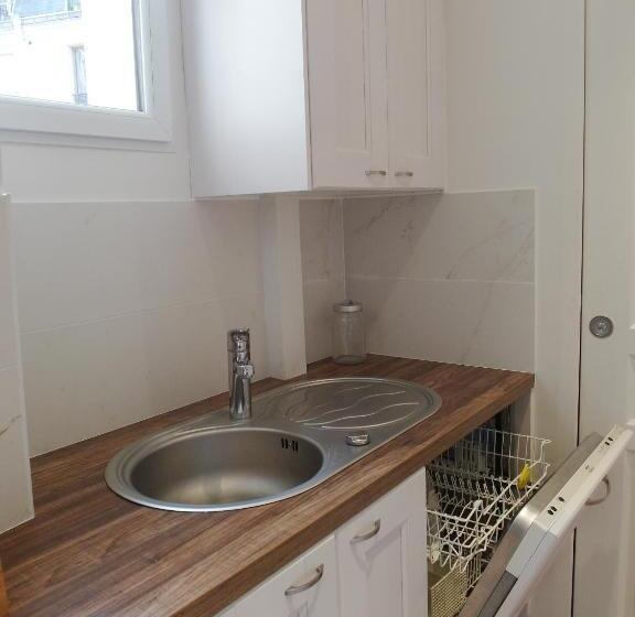 بنسيون Chambre D Hôte : Louvre Elegant Apt Suite