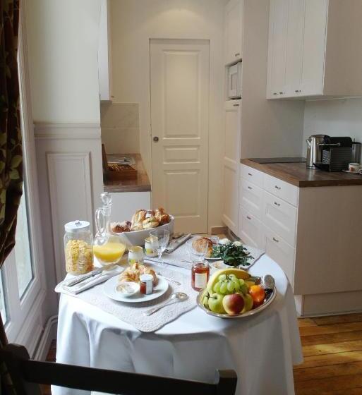 بنسيون Chambre D Hôte : Louvre Elegant Apt Suite