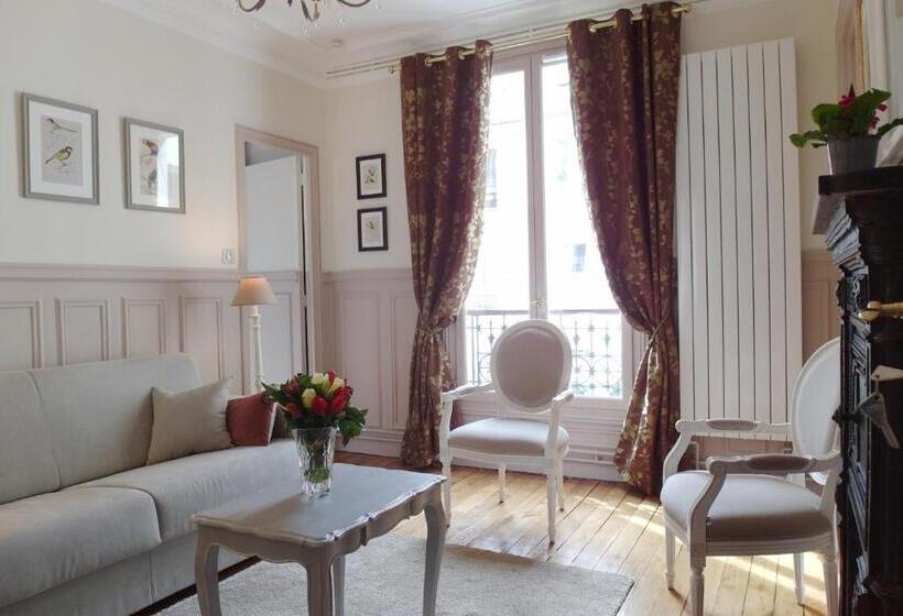 بنسيون Chambre D Hôte : Louvre Elegant Apt Suite
