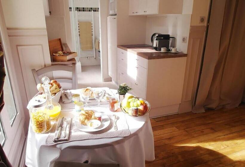 بنسيون Chambre D Hôte : Louvre Elegant Apt Suite