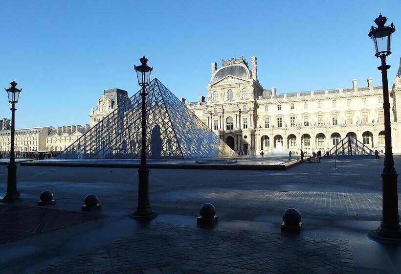 بنسيون Chambre D Hôte : Louvre Elegant Apt Suite
