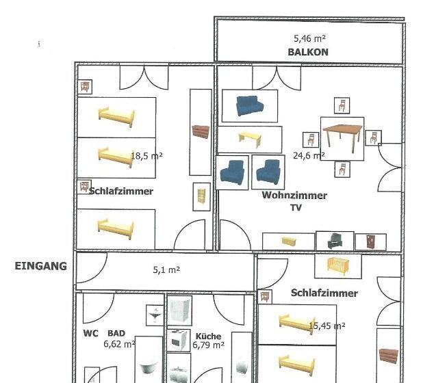 펜션 Ferienanlage Seehof