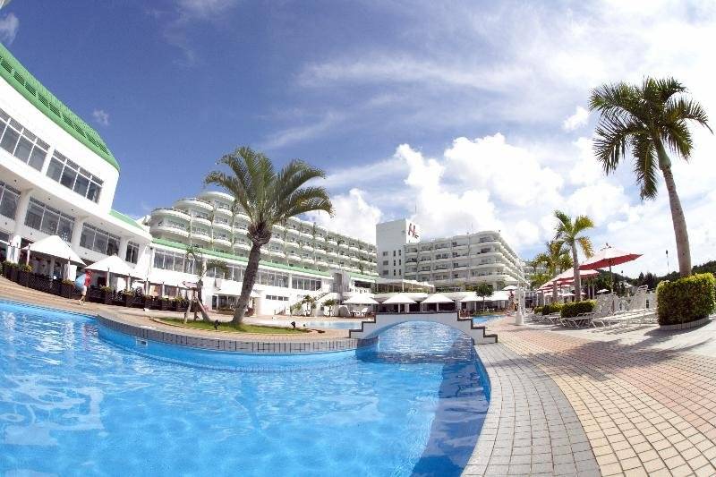 酒店 Okinawa Kariyushi Beach Resort Ocean Spa