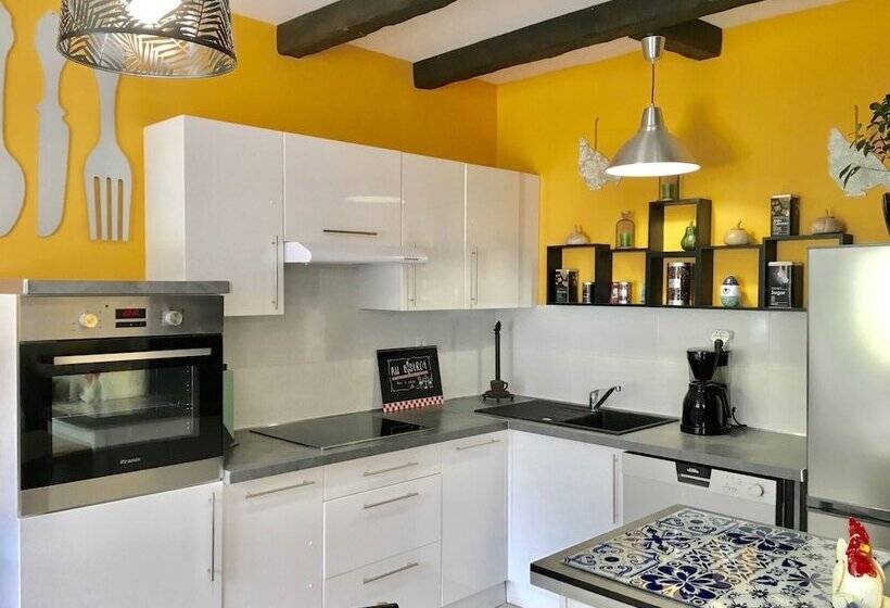 צימר Le Cocon Bohème Espace Bien être Avec Spa Piscine Chauffée