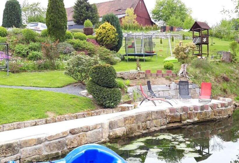 Captivating Apartment In Lichtenhain With Pond