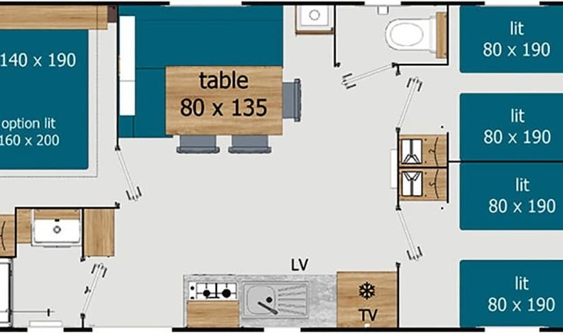 호텔 Camping Le Chateau De Rochetaillée