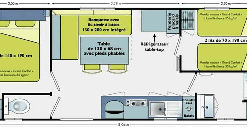 호텔 Camping Le Chateau De Rochetaillée