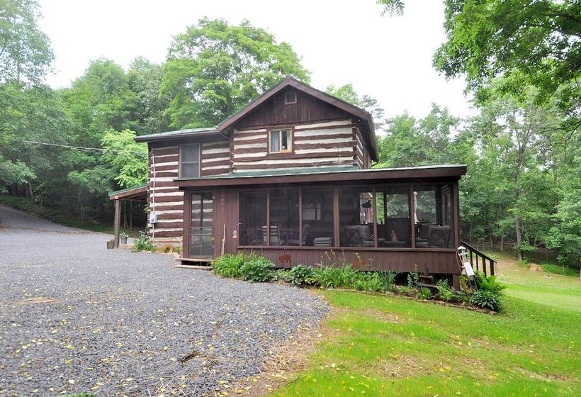 Pondview Cabin   Log Cabin Retreat