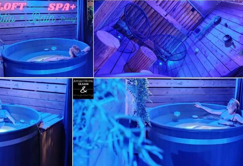 Appart Hotel Glam88 Suites Avec Spa Et Sauna Privatif