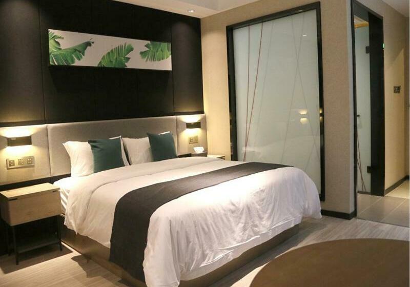 호텔 Up And In Shandong Linyi Lanshan District Taisheng Square