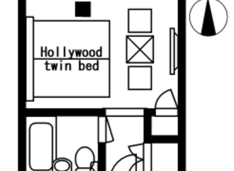 酒店 New Alphabed Inn Takamatsu Station