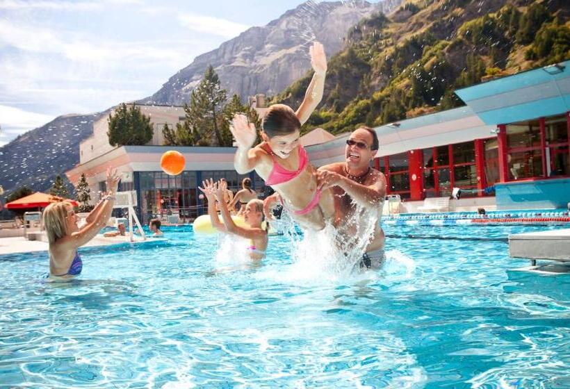 ホテル Walliserhof Leukerbad Therme