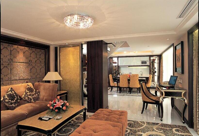 호텔 Zong Tong Da Jiu Dian Guang Zhou Tian He Gang Ding Di Tie Zhan Dian