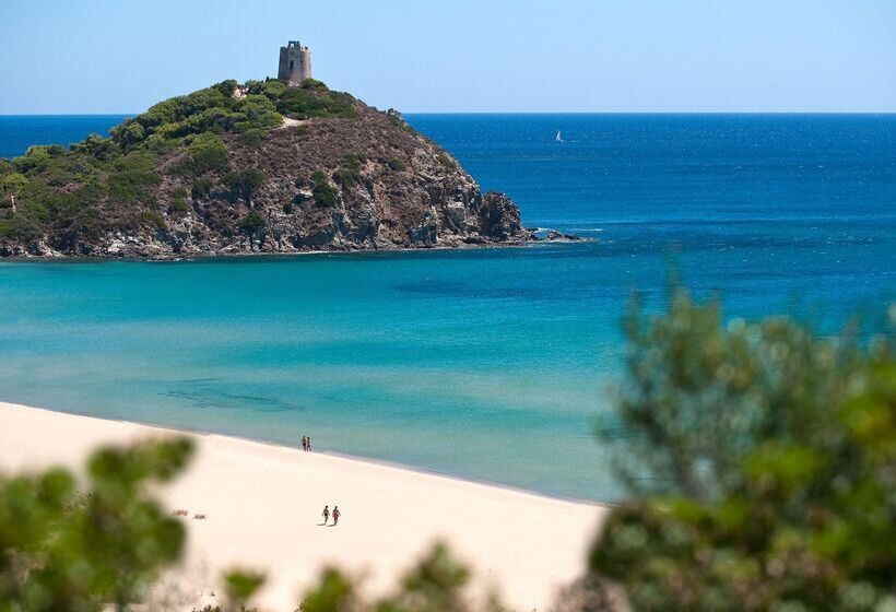 בית מלון כפרי Baia Di Chia Resort Sardinia, Curio Collection By Hilton