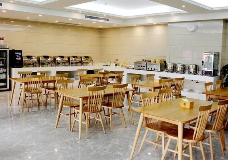 בית מלון כפרי Greentree Inn Jining Wenshang County Guangchang Road