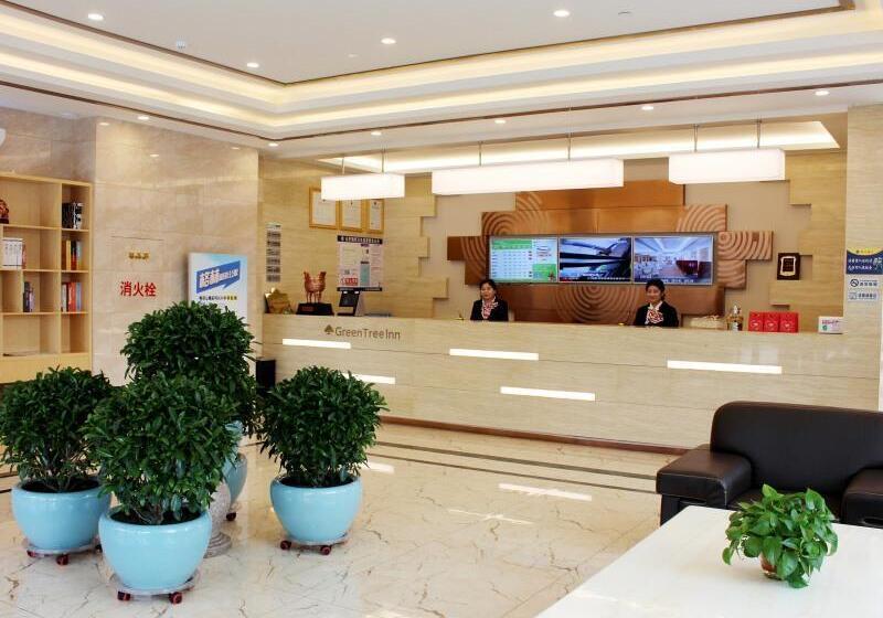 בית מלון כפרי Greentree Inn Jining Wenshang County Guangchang Road