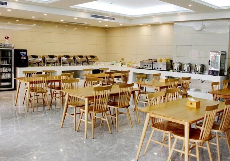 בית מלון כפרי Greentree Inn Jining Wenshang County Guangchang Road
