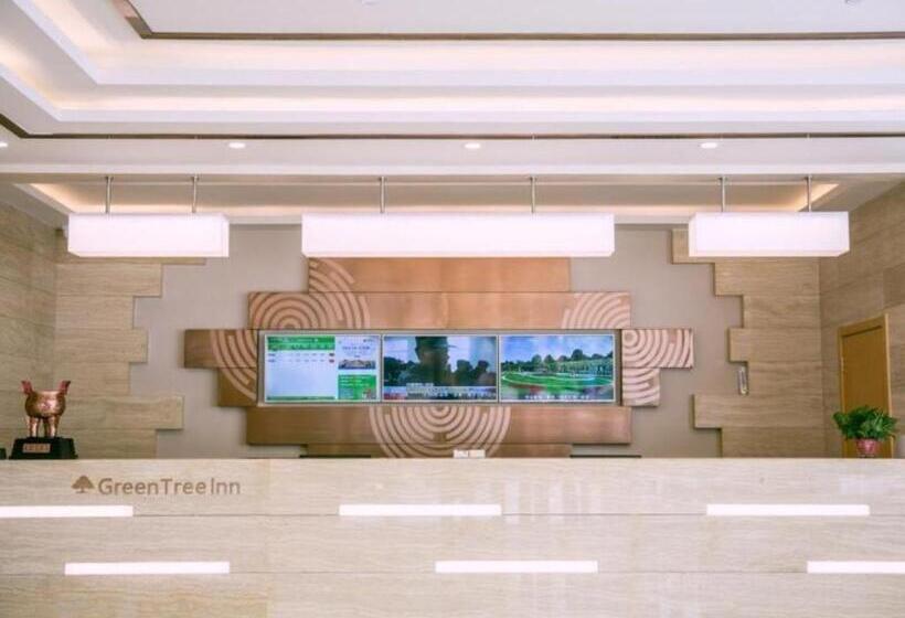 בית מלון כפרי Greentree Inn Jining Wenshang County Guangchang Road