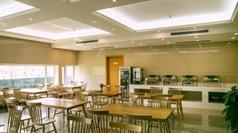 בית מלון כפרי Greentree Inn Jining Wenshang County Guangchang Road