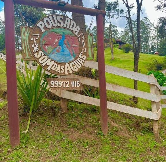 بنسيون Pousada Som Das Aguas
