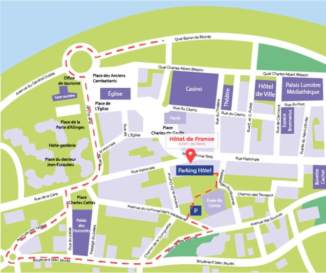 Отель Hôtel De France Contact Hôtel