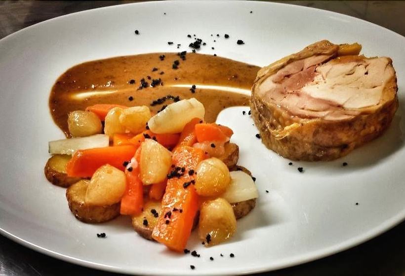 בית מלון כפרי Les Terrasses De Bel Air Restaurant Hôtel