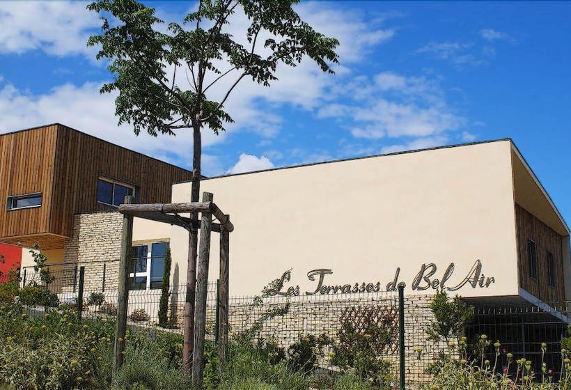 בית מלון כפרי Les Terrasses De Bel Air Restaurant Hôtel