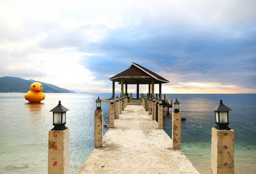 בית מלון כפרי Destino Beach Club Dive Resort And