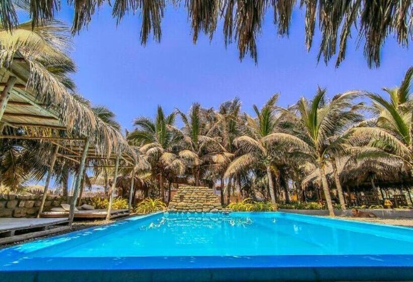 旅馆 Nómada Del Mar Máncora   Playa & Piscina