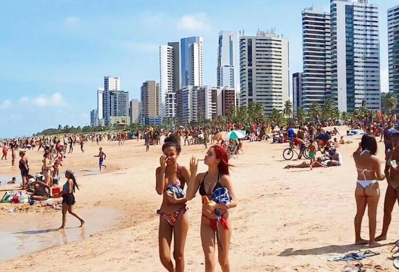 Flat Bv No Aparthotel Beach Class Executive Apto 507 Na Beira Mar Do Recife