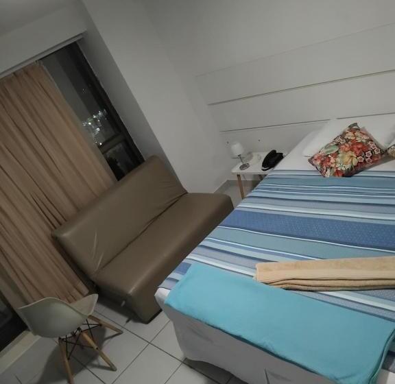 Flat Bv No Aparthotel Beach Class Executive Apto 507 Na Beira Mar Do Recife