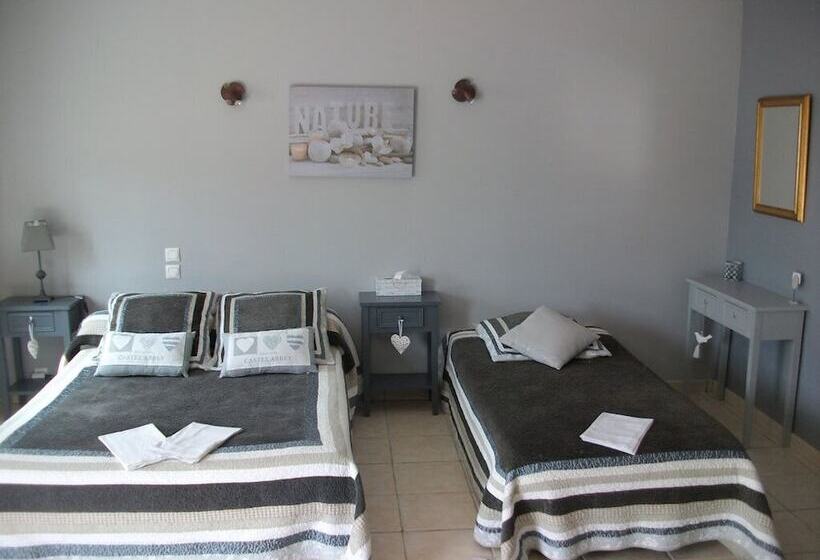 민박 Chambres D Hôtes Logis Des Deux Tours