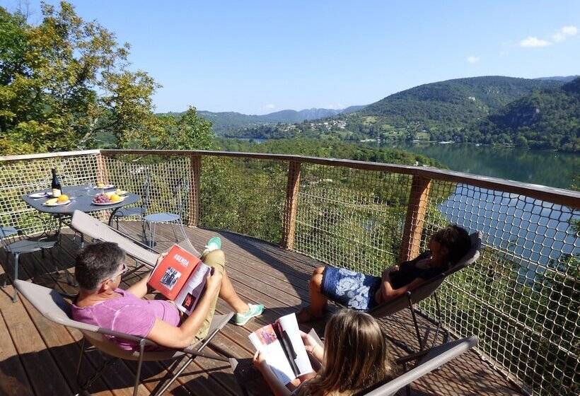 בית מלון כפרי Cabanes Et Lodges Du Belvedere