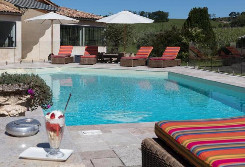 مبيت وإفطار Chateau Du Palanquey & Spa