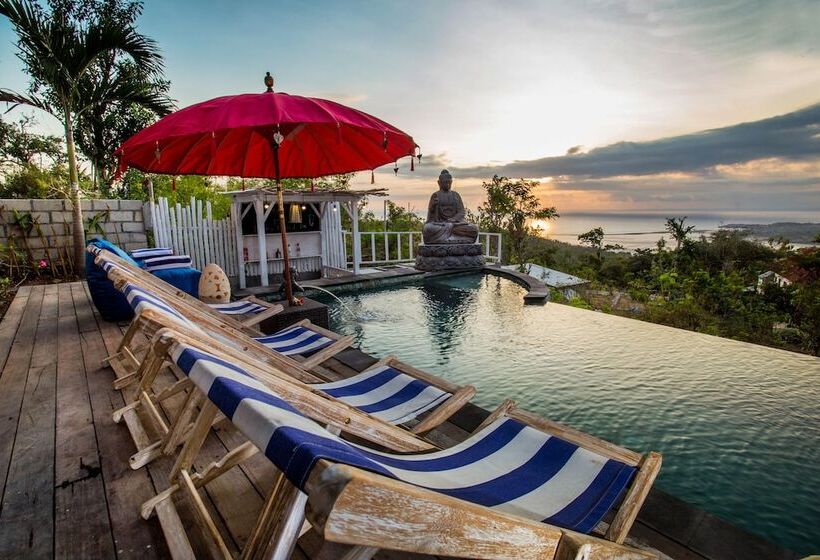 민박 The Puncak Sunset Ceningan