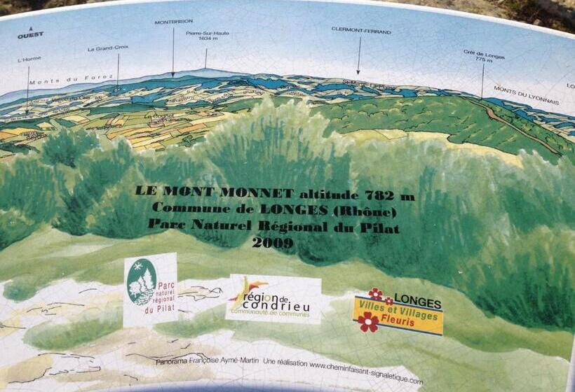 민박 Domaine Du Mont Monnet   Chambre D Hôtes & Gîte