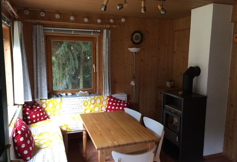 Ferienhaus Mirow Lärz   Kamin Wald Ruhe