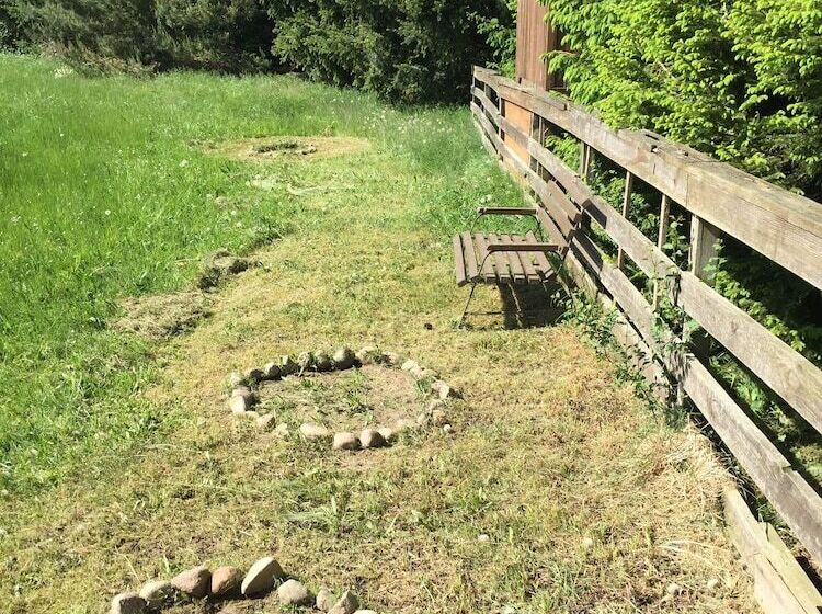 Ferienhaus Mirow Lärz   Kamin Wald Ruhe